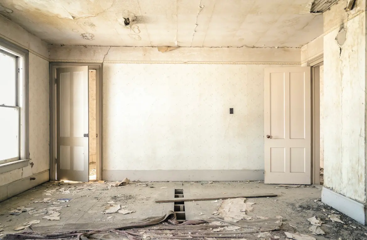 Waste disposal crew managing a cleanout project in Norwood